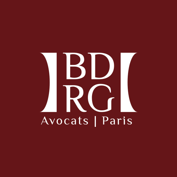 Logo BDRG blanc sur fond couleur