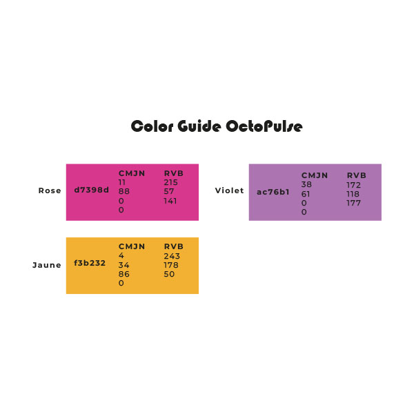 Guide des couleurs Octopulse
