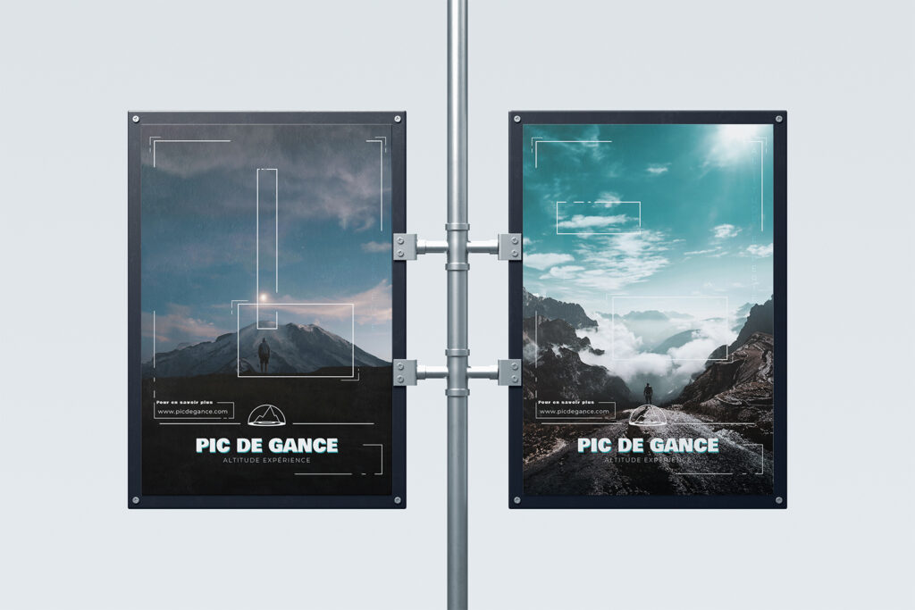 Mockup affiche Pic de Gance