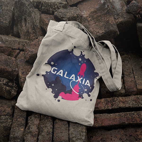 Mockup totebag Galaxia