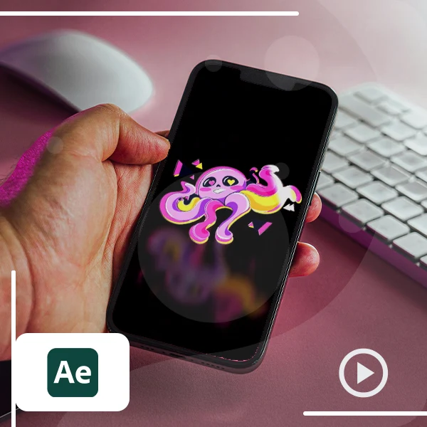 Motion design du logo Octopulse