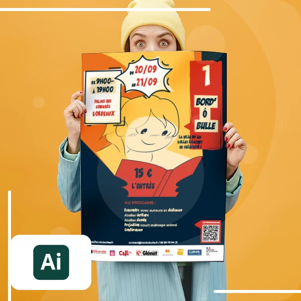 Mockup affiche Bord'O Bulle